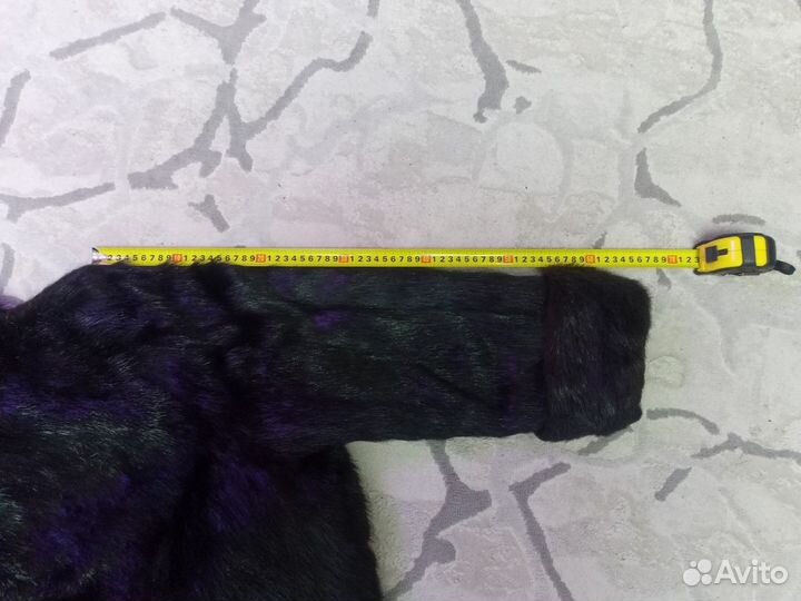 Шуба нутрия с капюшоном р 50-54