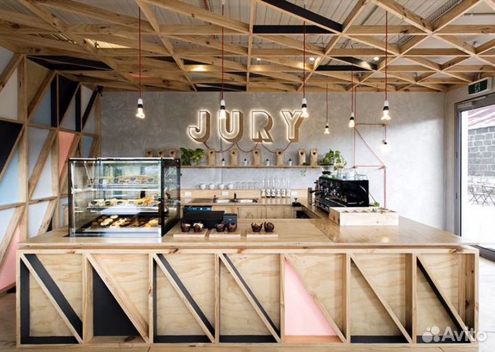 Стойка для кофейни, барная стойка для выпечки