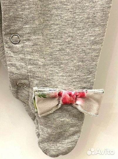 Комбинезон слип для девочки 6 мес Monalisa