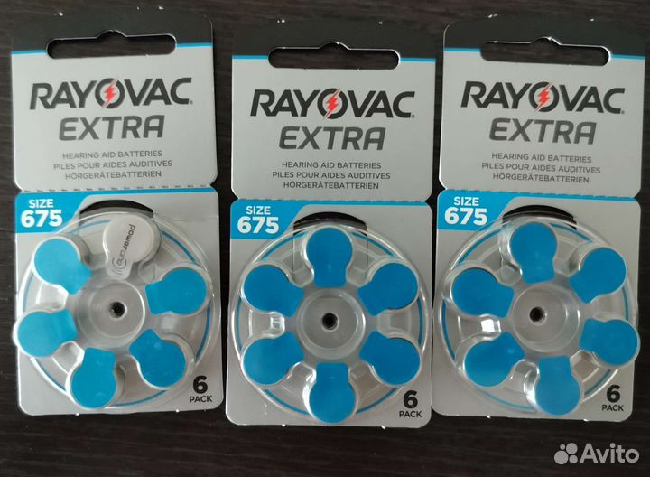 Батарейки для слуховых аппаратов