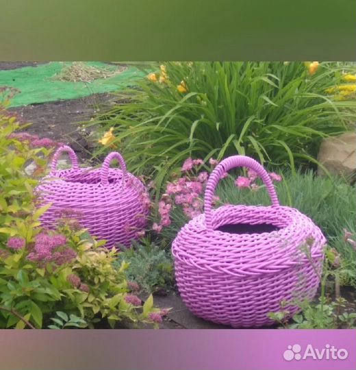 Плетеные корзинки для хранения и не только