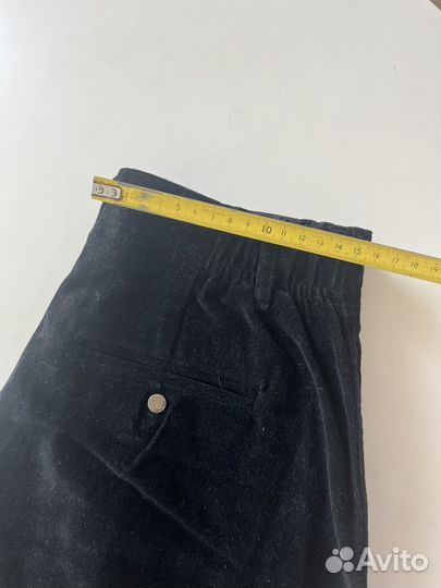 Бархатные брюки черные Calvin Klein размер 40-42