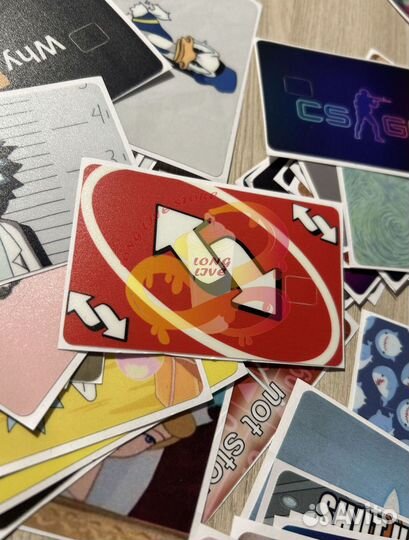 Наклейки на банковскую карту оптом