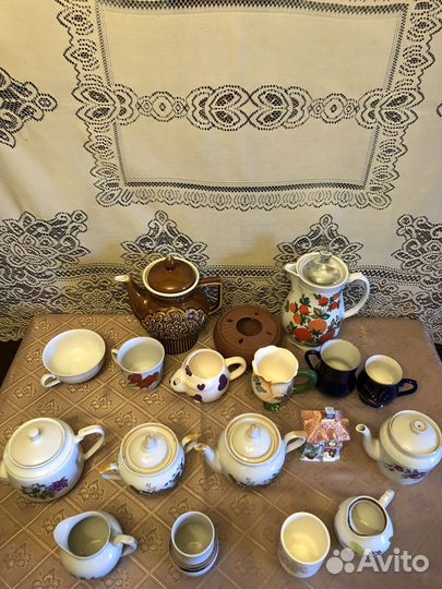 Чайники, сахарницы бу