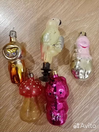 Ёлочные игрушки ссср. Гирлянда СССР