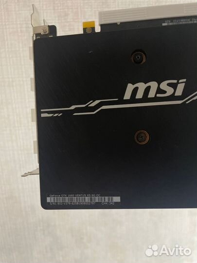 Видеокарта MSI GeForce GTX 1660 ventus XS OC 6 GB