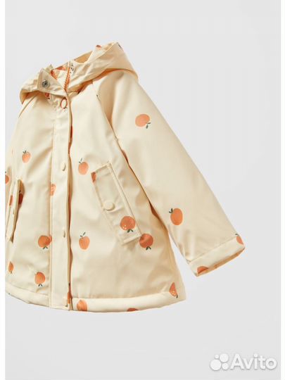 Новая куртка-дождевик для девочки zara kids 86