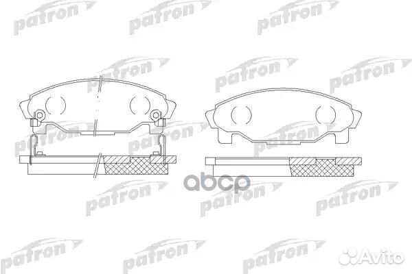 Колодки тормозные дисковые передн daihatsu: CHA