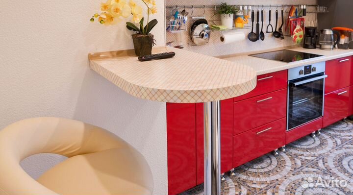 Кухня Стильная угловая и прямая