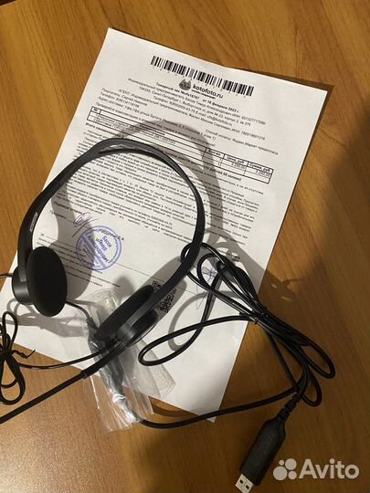 Компьютерная гарнитура Logitech 960 USB Headset