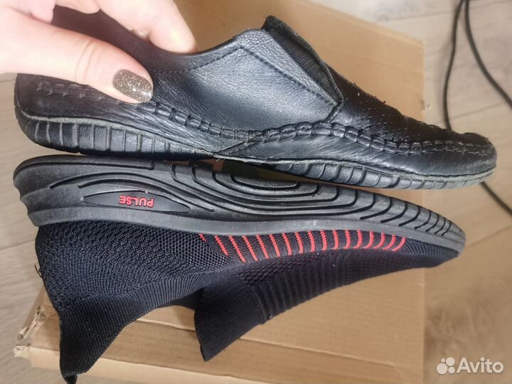 Мокасины нат. кожа 40 размер