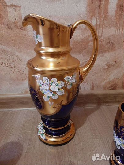 Сервиз из богемского стекла