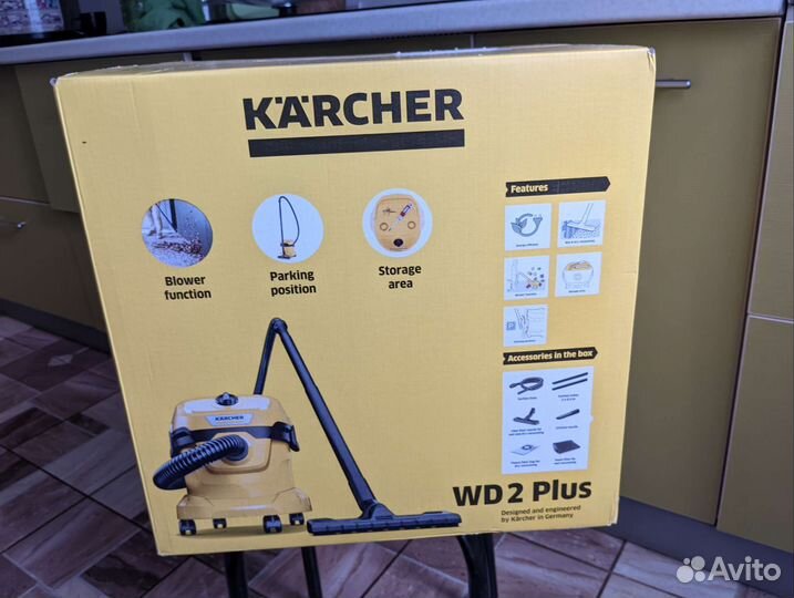 Новый строительный пылесос Karcher