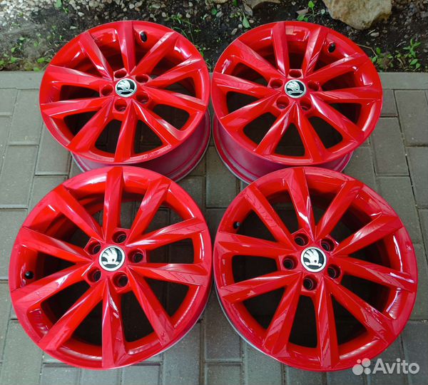 Оригинал Skoda r-16 (5x100) 4 шт. мало б/у