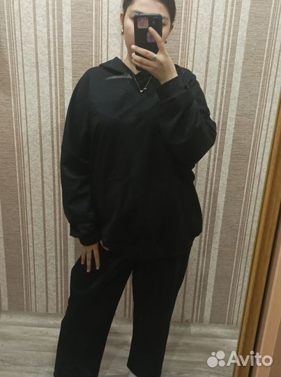 Двойка чёрная оверсайз