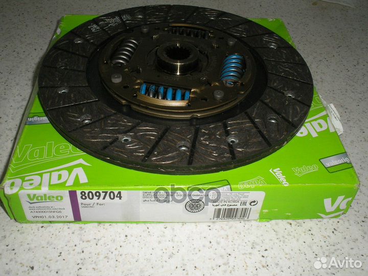 Диск сцепления nissan almera 06- 1.6 809704 Valeo