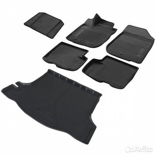 Коврики в салон 6 шт. Renault Logan 2