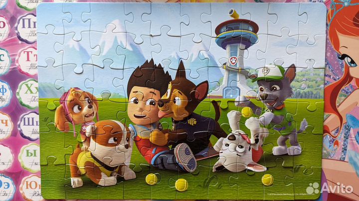 Пазлы для детей. Щенячий патруль. 60 деталей