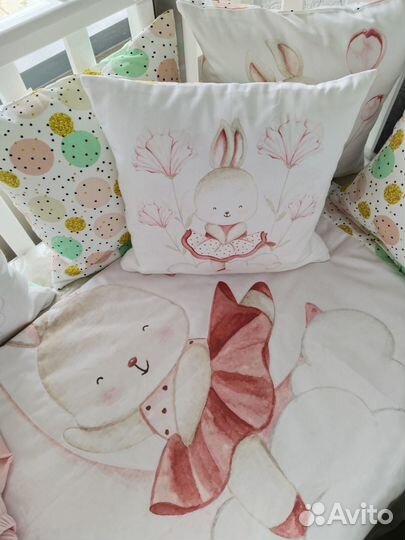 Бортики в кроватку новые