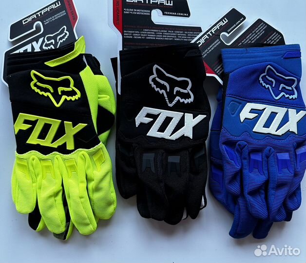 Перчатки для мотокросса Эндуро картинга Fox