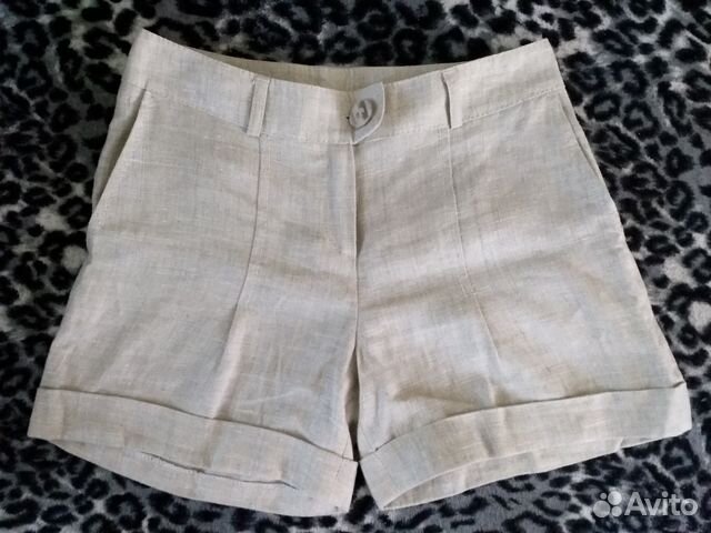 Шорты льняные для девочки10-12лет