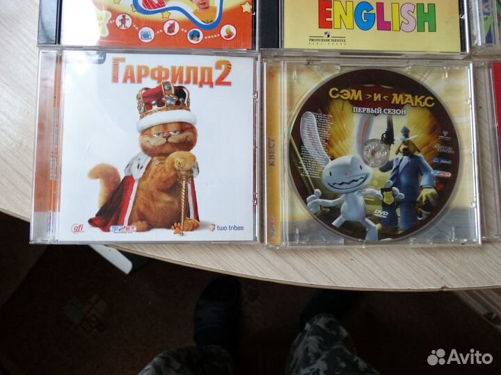 Игры,Развивайки,Английский малышам 12 шт Пакетом