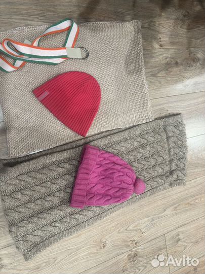 2 снуда, 2 шапки и ремень