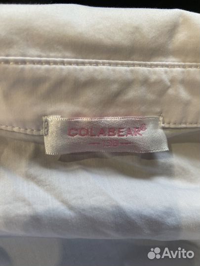 Блузка рубашка не девочку 138 colabear