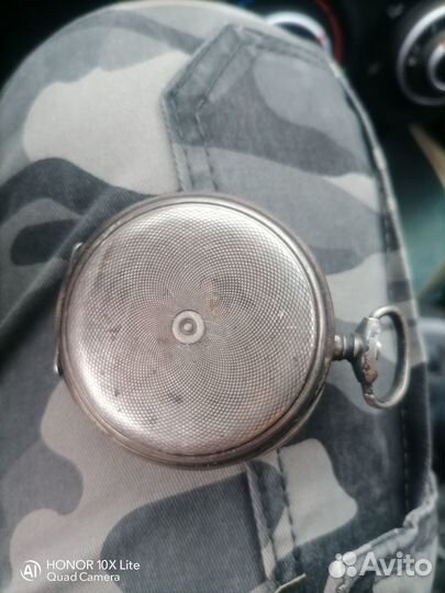 Серебряные часы корманные