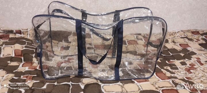 Сумка в роддом прозрачная