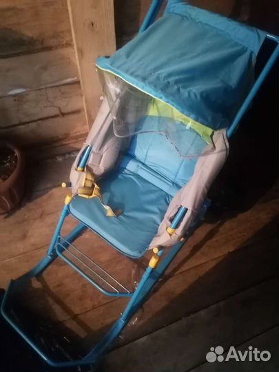 Детские санки коляска бу