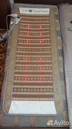 Турмалиново-нефритовый инфракрасный ковер новый