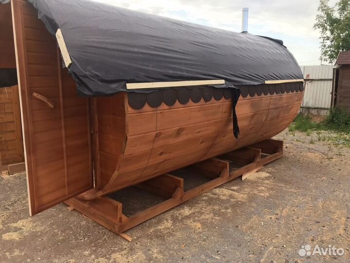 Бани-бочки квадро с доставкой