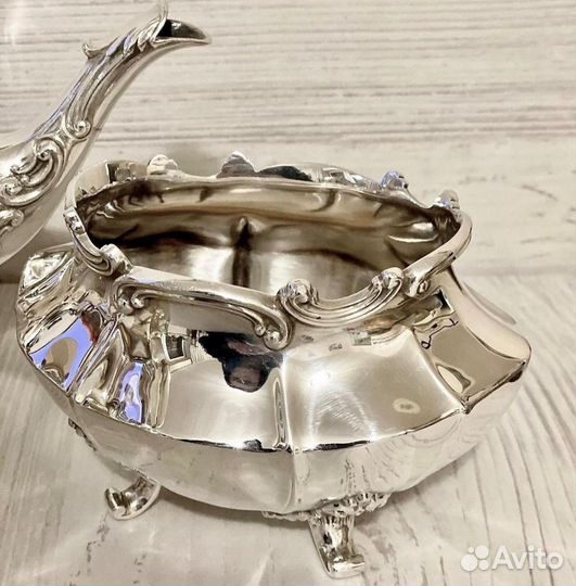 Чайный сервиз 1949 года с посеребрением