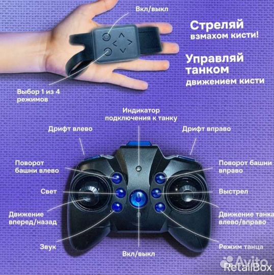 Танк на пульте управления