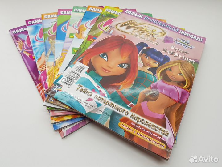 Winx книги журналы фигурки