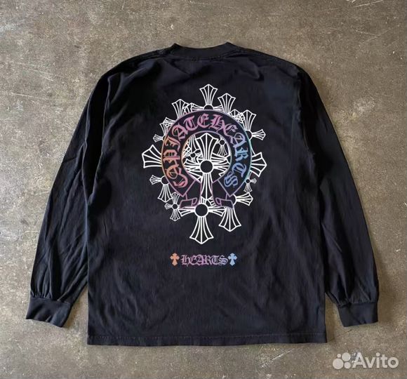 Chrome hearts кофта черная