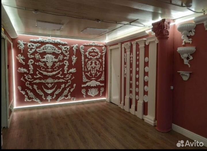 Декор лепнина (полиуретан,экополимер,дюрополимер)