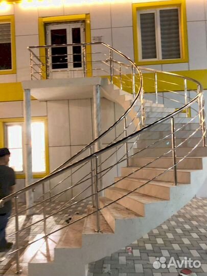 Перила для лестниц из нержавеющей стали