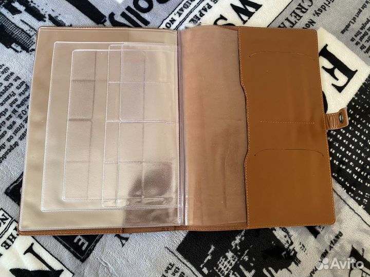 Папка для документов А4,Eshemoda Натуральная кожа