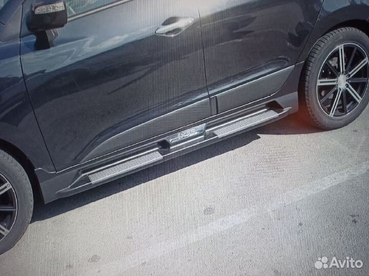 Пороги классический стиль Hyundai IX 35 2009-2015