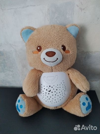 Плюшевый медведь, проектор с музыкой