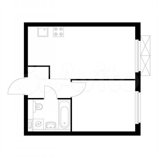 1-к. квартира, 36,9 м², 18/24 эт.