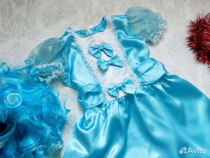 Карнавальный костюм для девочки Мальвина рост 116