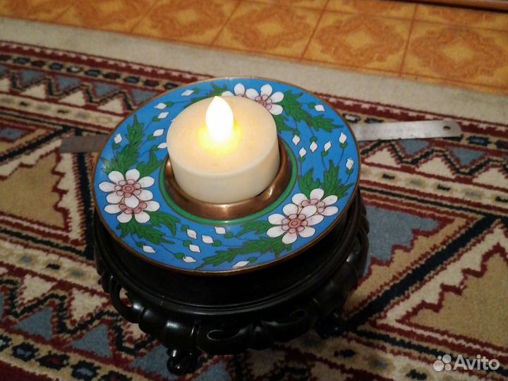 Пепельница клуазоне перегородчатая эмаль