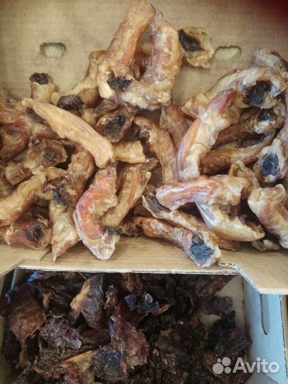 Сушеные лакомства для собак