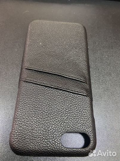 Чехол на iPhone 7 (для карт-визитница) кожзам