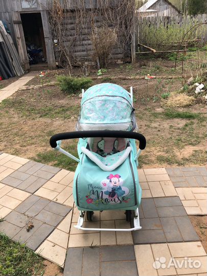 Детские санки коляска ника Disney-baby 2