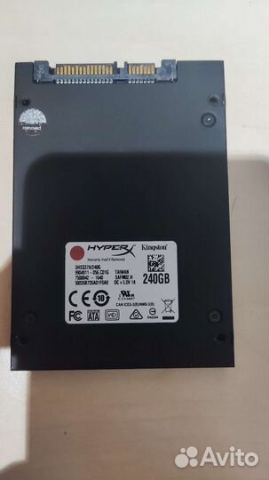 Ssd kingston hyperx