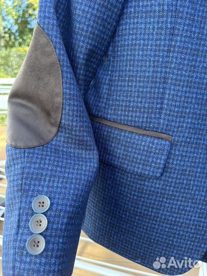 Школьный синий пиджак Van Cliff на рост 128-134